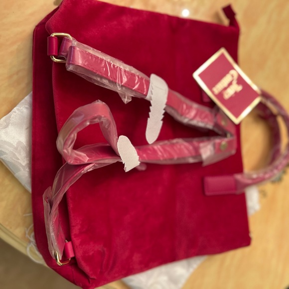 Juice Couture Backpack bag suede material New - Picture 2 of 5